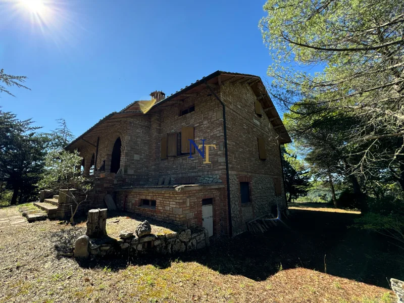 Unique 7-Bedroom Country House with Panoramic Views for Sale in Mount Peglia, Umbria — 7