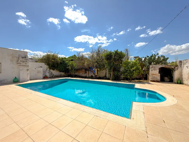 Authentic Apulian Masseria with Pool and Chapel for Sale near Oria — 7