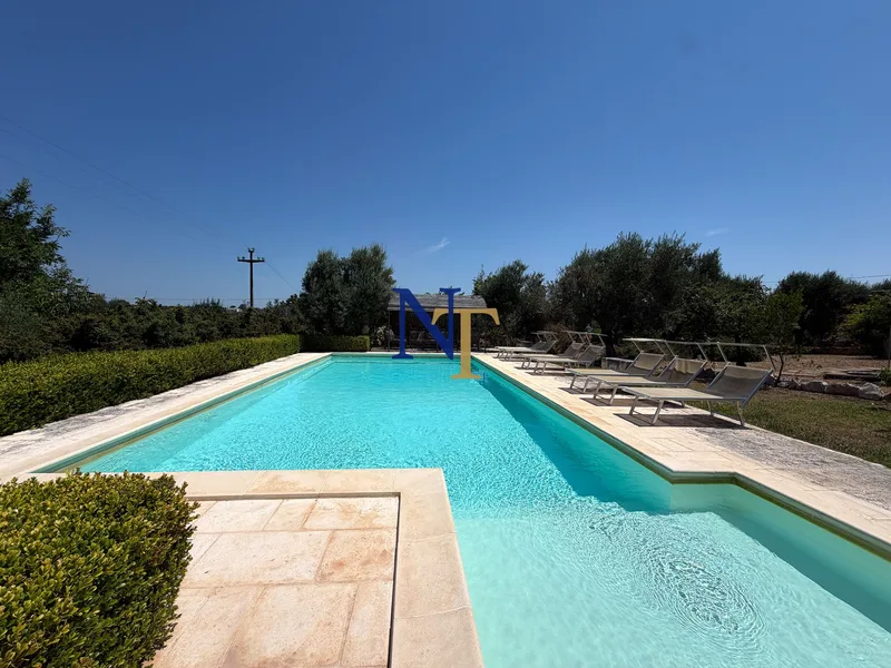 Trullo Estate with 2 Independent Lamie and 6,208 sqm of Land for Sale near Ostuni