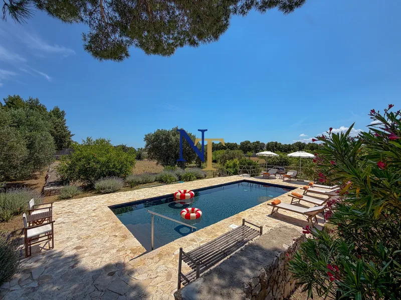 Restored Trullo with Saltwater Pool and Panoramic Terrace for Sale near Ostuni — 3