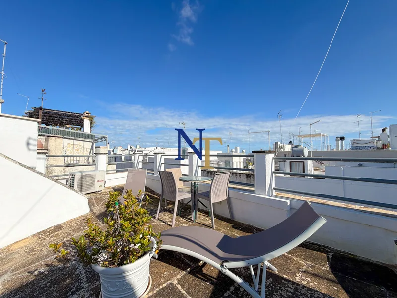 Renovated Townhouse with Panoramic Sea View Terrace for Sale in Ostuni — 2