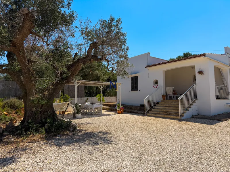 Villa with Saracen Trullo and 5,066 sqm of Land for Sale near Ostuni