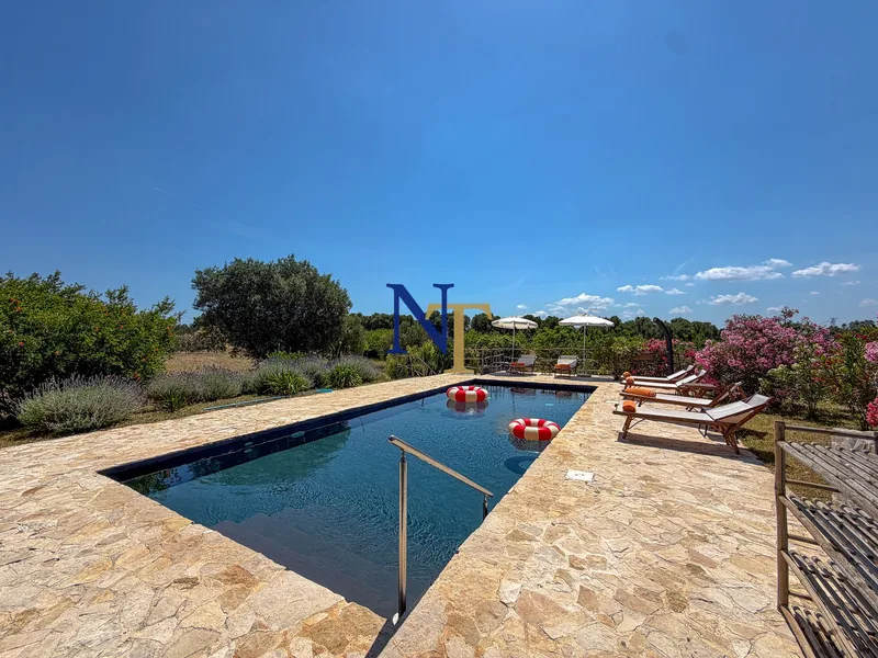 Restored Trullo with Saltwater Pool and Panoramic Terrace for Sale near Ostuni — 4