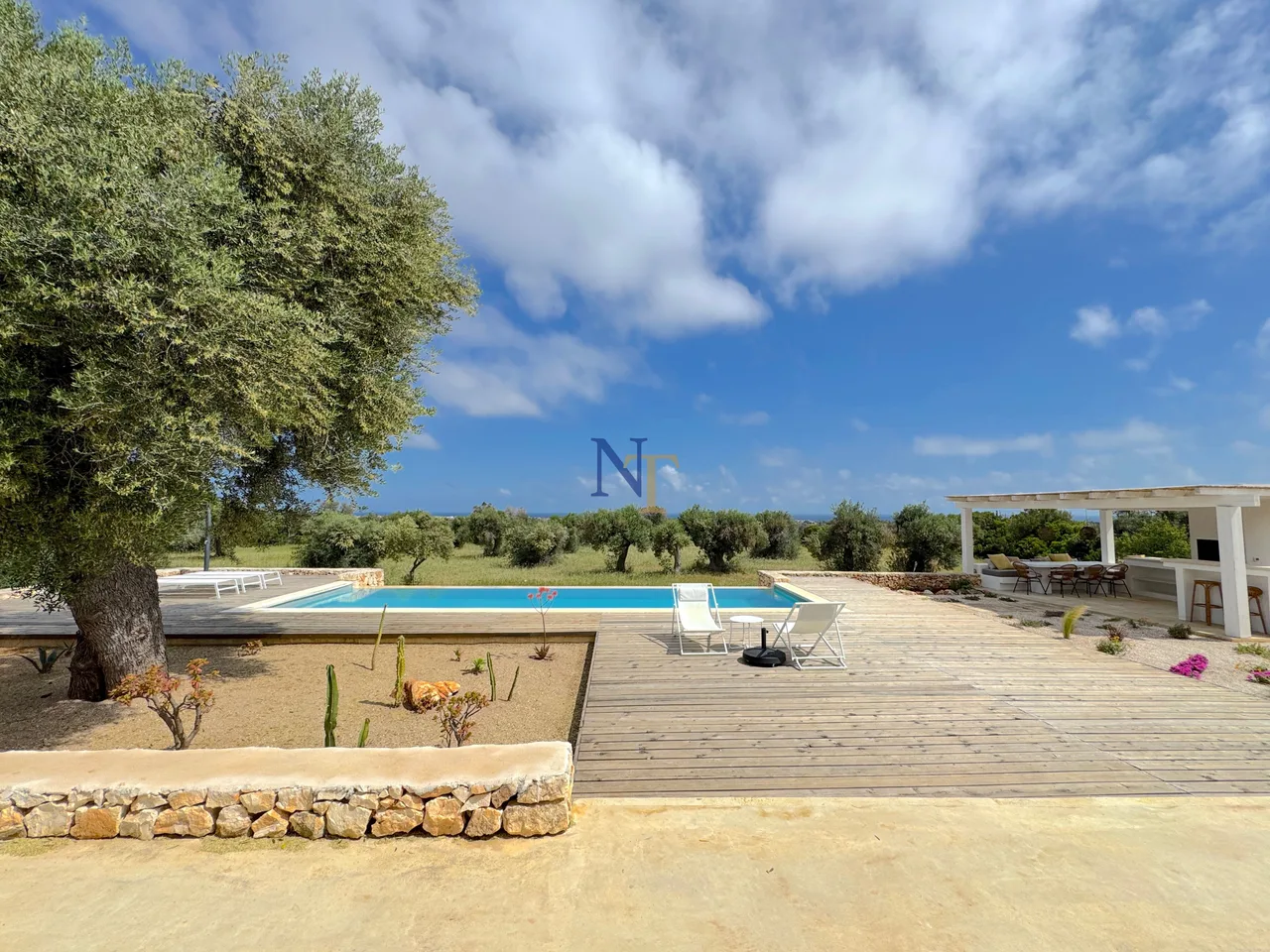 New-Build Villa with Infinity Pool and Sea View for Sale in Carovigno