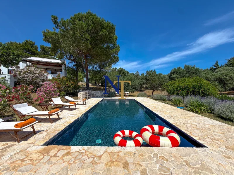 Restored Trullo with Saltwater Pool and Panoramic Terrace for Sale near Ostuni